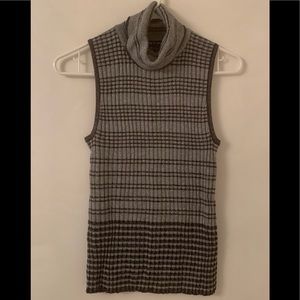 Cable & Guage Black and Silver sleeveless top